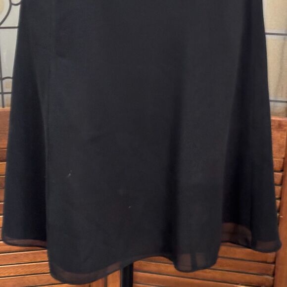 Ann Taylor LBD Pleated Top Spaghetti Strap Dress Size 4P - Picture 8 of 11